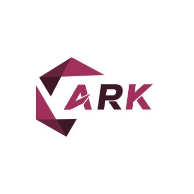 ARK yaratıcı minimalist harf logosu. ARK benzersiz vektör baş harfleri alfabe harfi logo tasarımı
