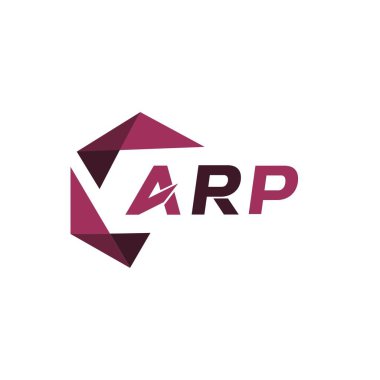 ARP yaratıcı minimalist harf logosu. ARP benzersiz vektör baş harfleri alfabe harfi logo tasarımı