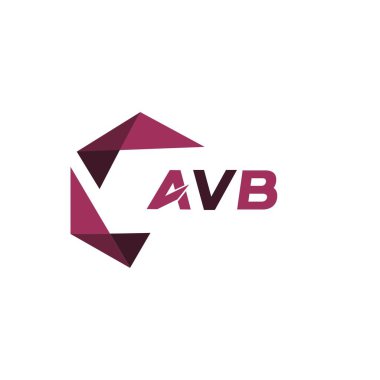 AVB yaratıcı minimalist harf logosu. AVB benzersiz vektör baş harfleri harf logosu tasarımı
