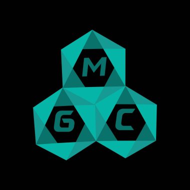 MGC yaratıcı minimalist harf logosu. MGC benzersiz vektör baş harfleri harf logosu tasarımı