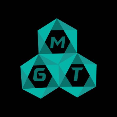 MGT yaratıcı minimalist harf logosu. MGT benzersiz vektör baş harfleri harf logosu tasarımı