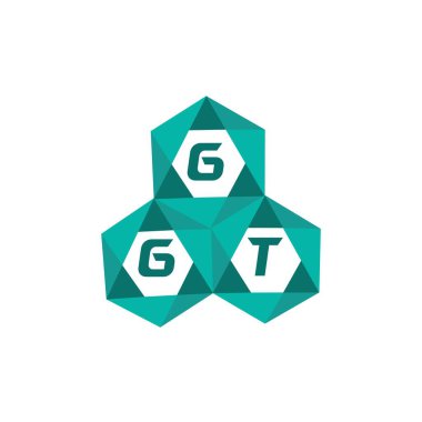 GGT yaratıcı minimalist harf logosu. GGT eşsiz vektör baş harfleri alfabe harfi logosu. Yaratıcı minimalist harf logosu. GGT benzersiz vektör baş harfleri harf logosu tasarımı