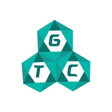 GTC yaratıcı minimalist harf logosu. GTC benzersiz vektör baş harfleri harf logosu tasarımı