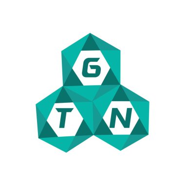 GTN yaratıcı minimalist harf logosu. GTN eşsiz vektör baş harfleri alfabe harfi logo tasarımı