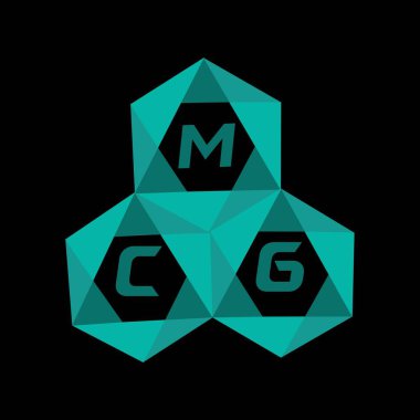 MCG yaratıcı minimalist harf logosu. MCG benzersiz vektör baş harfleri harf logosu tasarımı