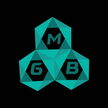 MGB yaratıcı minimalist harf logosu. MGB benzersiz vektör baş harfleri harf logosu tasarımı