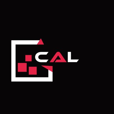 CAL yaratıcı minimalist harf logosu. CAL benzersiz vektör baş harfleri alfabe harfi logo tasarımı