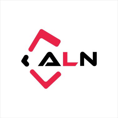 ALN yaratıcı minimalist harf logosu. ALN benzersiz vektör baş harfleri alfabe harf logosu tasarımı