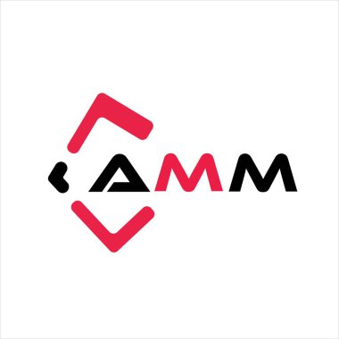 AMM yaratıcı minimalist harf logosu. AMM benzersiz vektör baş harfleri alfabe harfi logo tasarımı