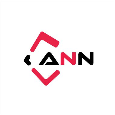 ANN yaratıcı minimalist harf logosu. ANN eşsiz vektör baş harfleri alfabe harf logosu tasarımı