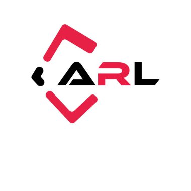 ARL yaratıcı minimalist harf logosu. ARL benzersiz vektör baş harfleri alfabe harf logosu tasarımı