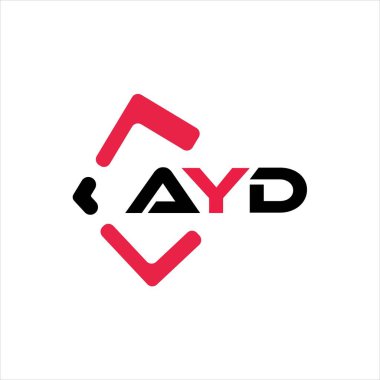 AYD yaratıcı minimalist harf logosu. AYD benzersiz vektör baş harfleri harf logosu tasarımı