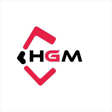 HGM yaratıcı minimalist harf logosu. HGM eşsiz vektör baş harfleri alfabe harfi logosu HGM yaratıcı minimalist harf logosu. HGM benzersiz vektör baş harfleri harf logosu tasarımı