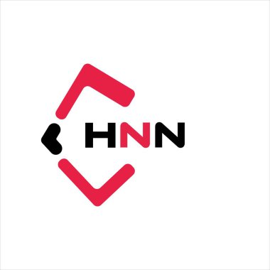 HNN yaratıcı minimalist harf logosu. HNN eşsiz vektör baş harfleri alfabe harfi logo tasarımı