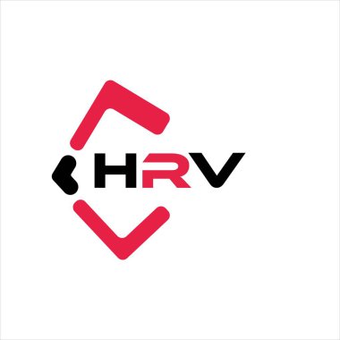 HRV yaratıcı minimalist harf logosu. HRV benzersiz vektör baş harfleri alfabe harfi logosu HRV tasarımı yaratıcı minimalist harf logosu. HRV benzersiz vektör baş harfleri harf logosu tasarımı