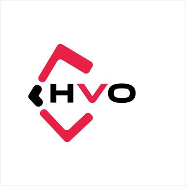 HVO yaratıcı minimalist harf logosu. HVO benzersiz vektör baş harfleri harf logosu tasarımı