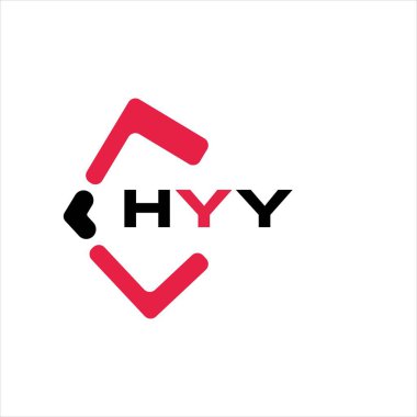 HYY yaratıcı minimalist harf logosu. HYY benzersiz vektör baş harfleri harf logosu tasarımı