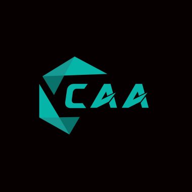 CAA yaratıcı minimalist harf logosu. CAA eşsiz vektör baş harfleri alfabe harf logosu tasarımı