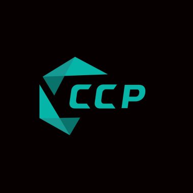 CCP yaratıcı minimalist harf logosu. CCP eşsiz vektör baş harfleri alfabe harf logosu tasarımı