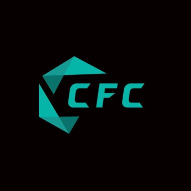 CFC yaratıcı minimalist harf logosu. CFC benzersiz vektör baş harfleri harf logosu tasarımı