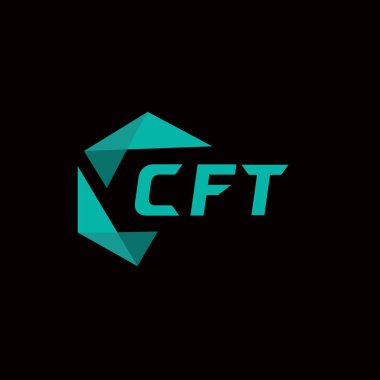 CFT yaratıcı minimalist harf logosu. CFT benzersiz vektör baş harfleri harf logosu tasarımı