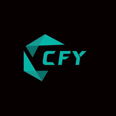 CFY yaratıcı minimalist harf logosu. CFY benzersiz vektör baş harfleri harf logosu tasarımı