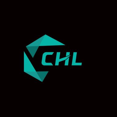 CHL yaratıcı minimalist harf logosu. CHL eşsiz vektör baş harfleri alfabe harf logosu tasarımı