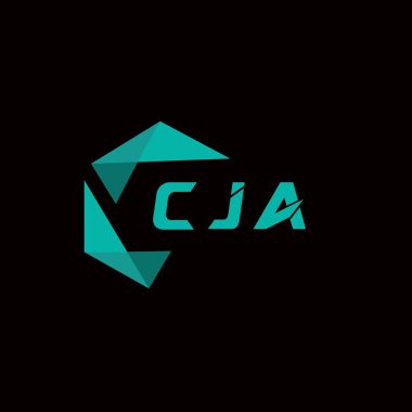 CJA yaratıcı minimalist harf logosu. CJA benzersiz vektör baş harfleri harf logosu tasarımı