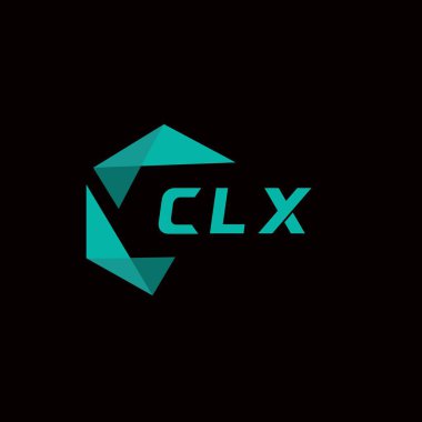 CLX yaratıcı minimalist harf logosu. CLX benzersiz vektör baş harfleri harf logosu tasarımı