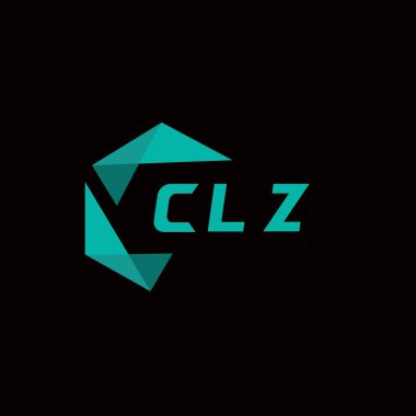 CLZ yaratıcı minimalist harf logosu. CLZ benzersiz vektör baş harfleri harf logosu tasarımı