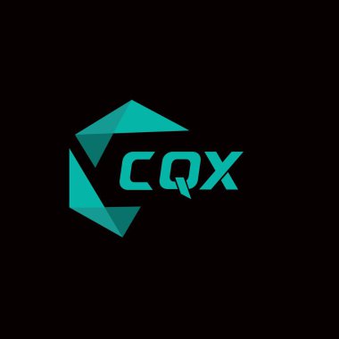 CQX yaratıcı minimalist harf logosu. CQX benzersiz vektör baş harfleri harf logosu tasarımı