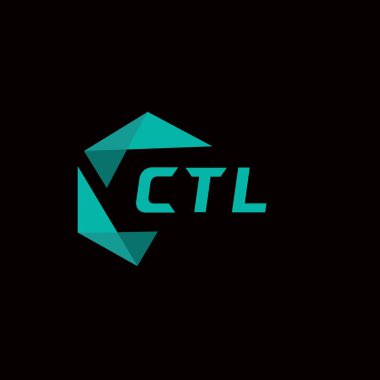 CTL yaratıcı minimalist harf logosu. CTL eşsiz vektör baş harfleri alfabe harf logosu tasarımı