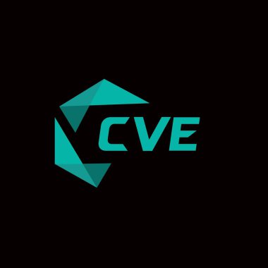CVE yaratıcı minimalist harf logosu. CVE benzersiz vektör baş harfleri alfabe harf logosu tasarımı