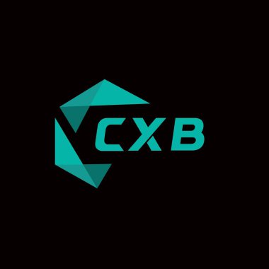 CXB yaratıcı minimalist harf logosu. CXB benzersiz vektör baş harfleri harf logosu tasarımı