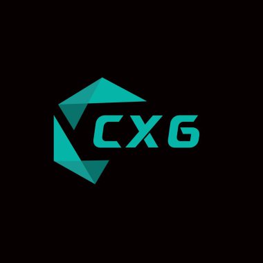 CXG yaratıcı minimalist harf logosu. CXG benzersiz vektör baş harfleri harf logosu tasarımı
