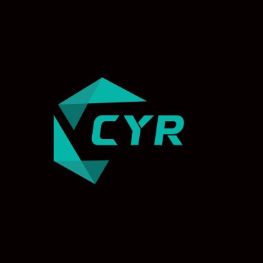 CYR yaratıcı minimalist harf logosu. CYR benzersiz vektör baş harfleri harf logosu tasarımı
