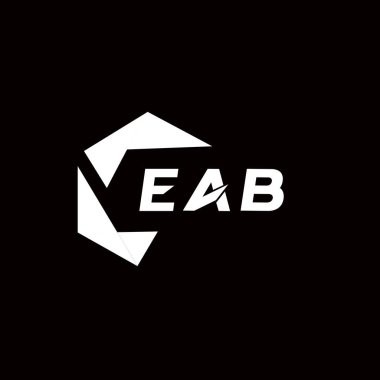 EAB yaratıcı minimalist harf logosu. EAB benzersiz vektör baş harfleri harf logosu tasarımı