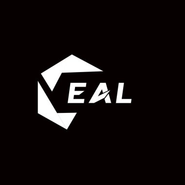 EAL yaratıcı minimalist harf logosu. EAL benzersiz vektör baş harfleri harf logosu tasarımı