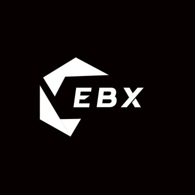 EBX yaratıcı minimalist harf logosu. EBX benzersiz vektör baş harfleri harf logosu tasarımı