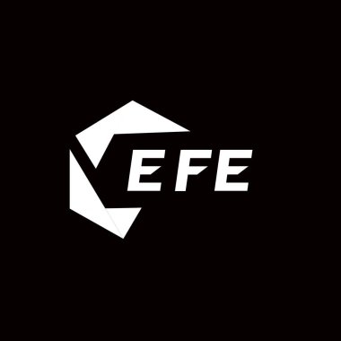 EFE yaratıcı minimalist harf logosu. EFE benzersiz vektör baş harfleri harf logosu tasarımı