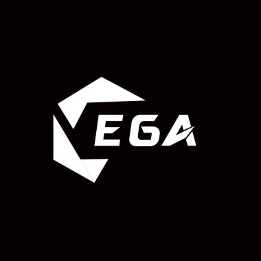 EGA yaratıcı minimalist harf logosu. EGA benzersiz vektör baş harfleri harf logosu tasarımı