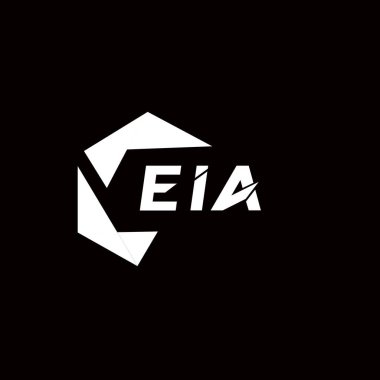 EIA yaratıcı minimalist harf logosu. EIA benzersiz vektör baş harfleri harf logosu tasarımı