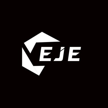 EJE yaratıcı minimalist harf logosu. EJE benzersiz vektör baş harfleri harf logosu tasarımı