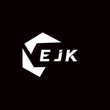 EJK yaratıcı minimalist harf logosu. EJK benzersiz vektör baş harfleri harf logosu tasarımı