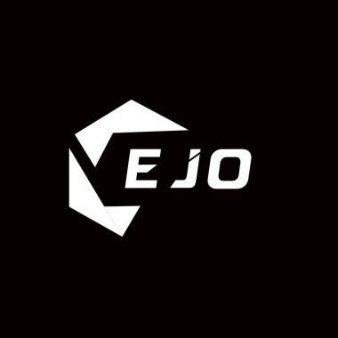 EJO yaratıcı minimalist harf logosu. EJO benzersiz vektör baş harfleri harf logosu tasarımı