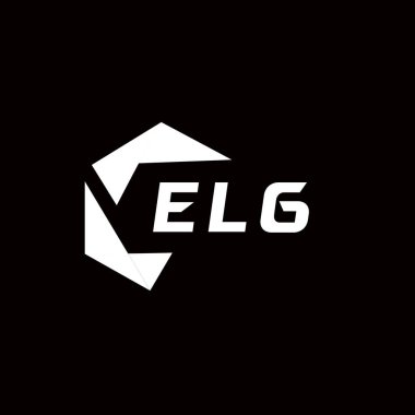 ELG yaratıcı minimalist harf logosu. ELG eşsiz vektör baş harfleri alfabe harf logosu tasarımı