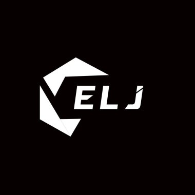 ELJ yaratıcı minimalist harf logosu. ELJ eşsiz vektör baş harfleri alfabe harf logosu tasarımı