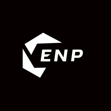 ENP yaratıcı minimalist harf logosu. ENP eşsiz vektör baş harfleri alfabe harfi logosu. Yaratıcı minimalist harf logosu. ENP eşsiz vektör baş harfleri alfabe harf logosu tasarımı