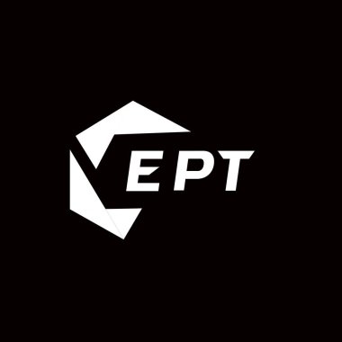 EPT yaratıcı minimalist harf logosu. EPT benzersiz vektör baş harfleri harf logosu tasarımı
