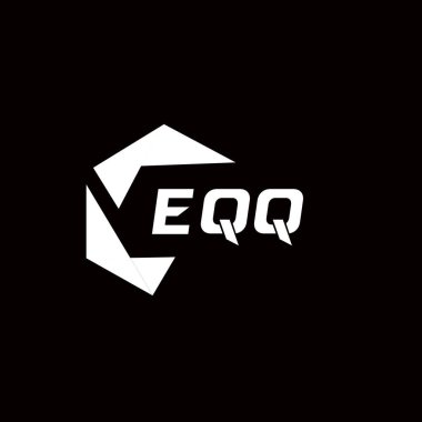 EQQ yaratıcı minimalist harf logosu. EQQ benzersiz vektör baş harfleri harf logosu tasarımı